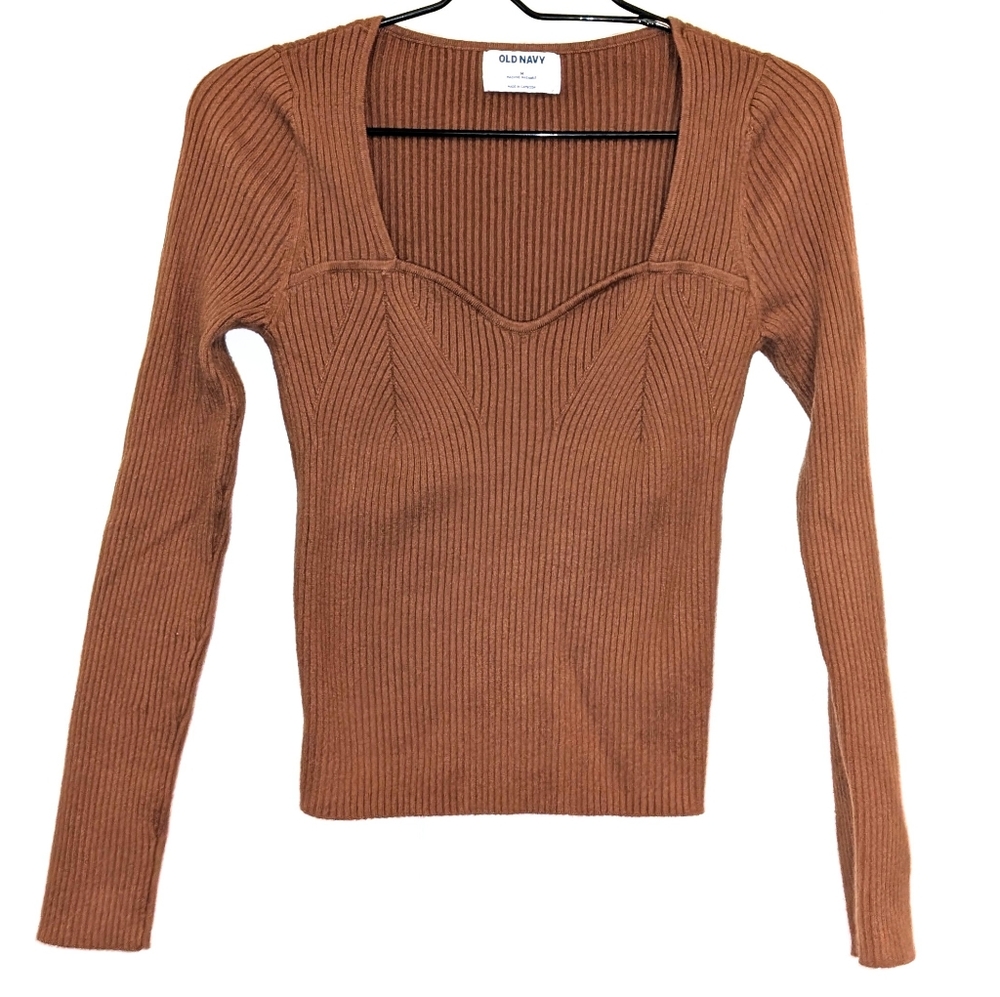 Ribbed Sweater Top